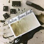 STONEGROUND STONEGROUND WATERCOLOUR HALF PAN ANTICA GREEN EARTH
