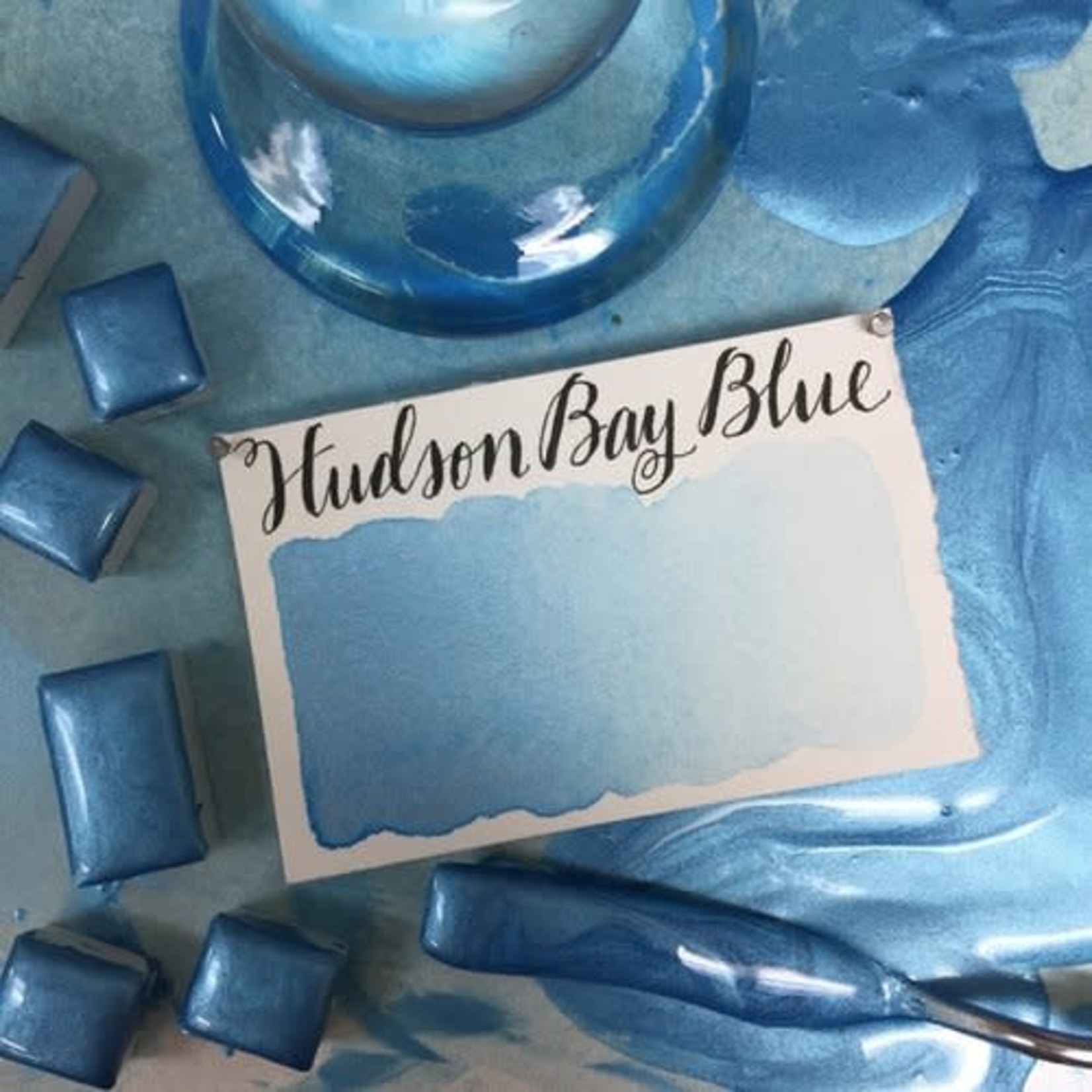 STONEGROUND STONEGROUND WATERCOLOUR HALF PAN HUDSON BAY BLUE