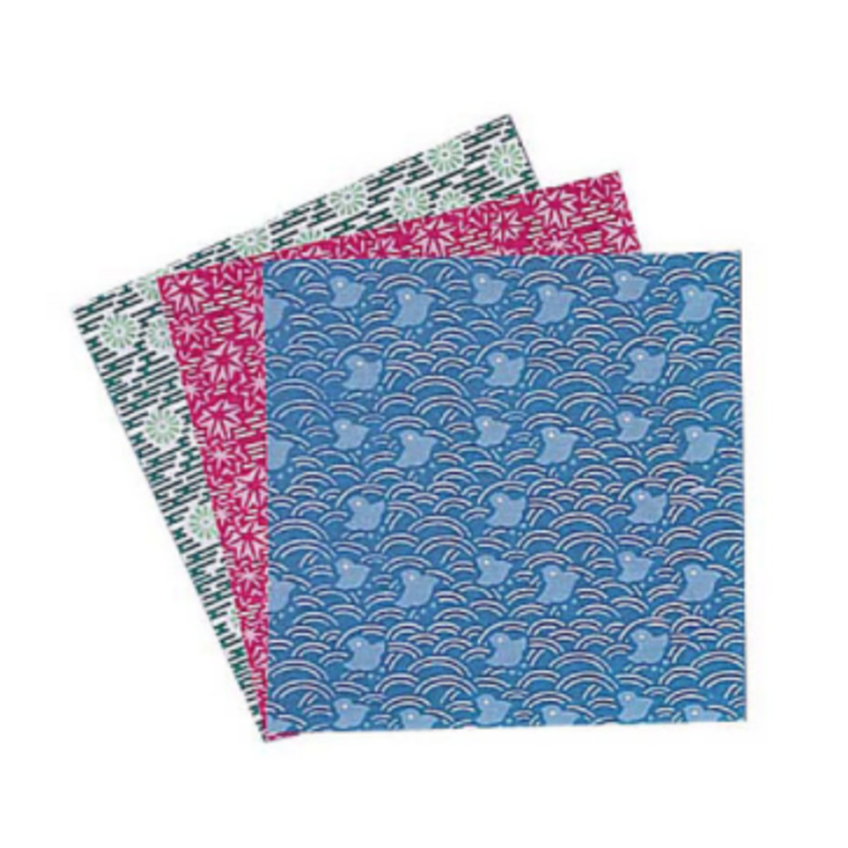 YASUTOMO YASUTOMO ORIGAMI PAPER 4 5/8" ASSORTED FOLK ART 40/PK