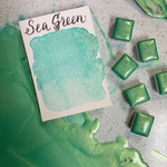 STONEGROUND STONEGROUND WATERCOLOUR HALF PAN SEA GREEN