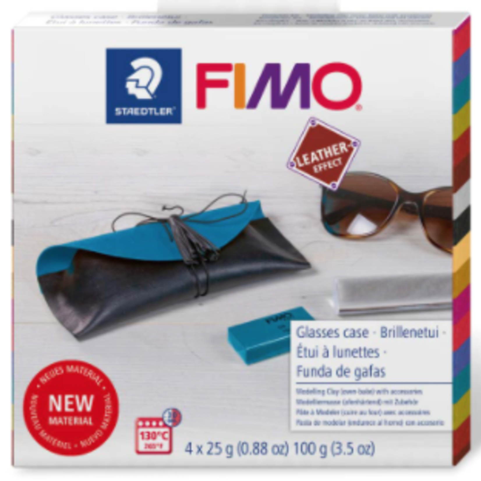 FIMO EFFECT LEATHER KIT POUCH BLUE/BLACK