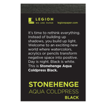 STONEHENGE MINI PAD 2.5X3.75 AQUA COLDPRESS 140LB BLACK