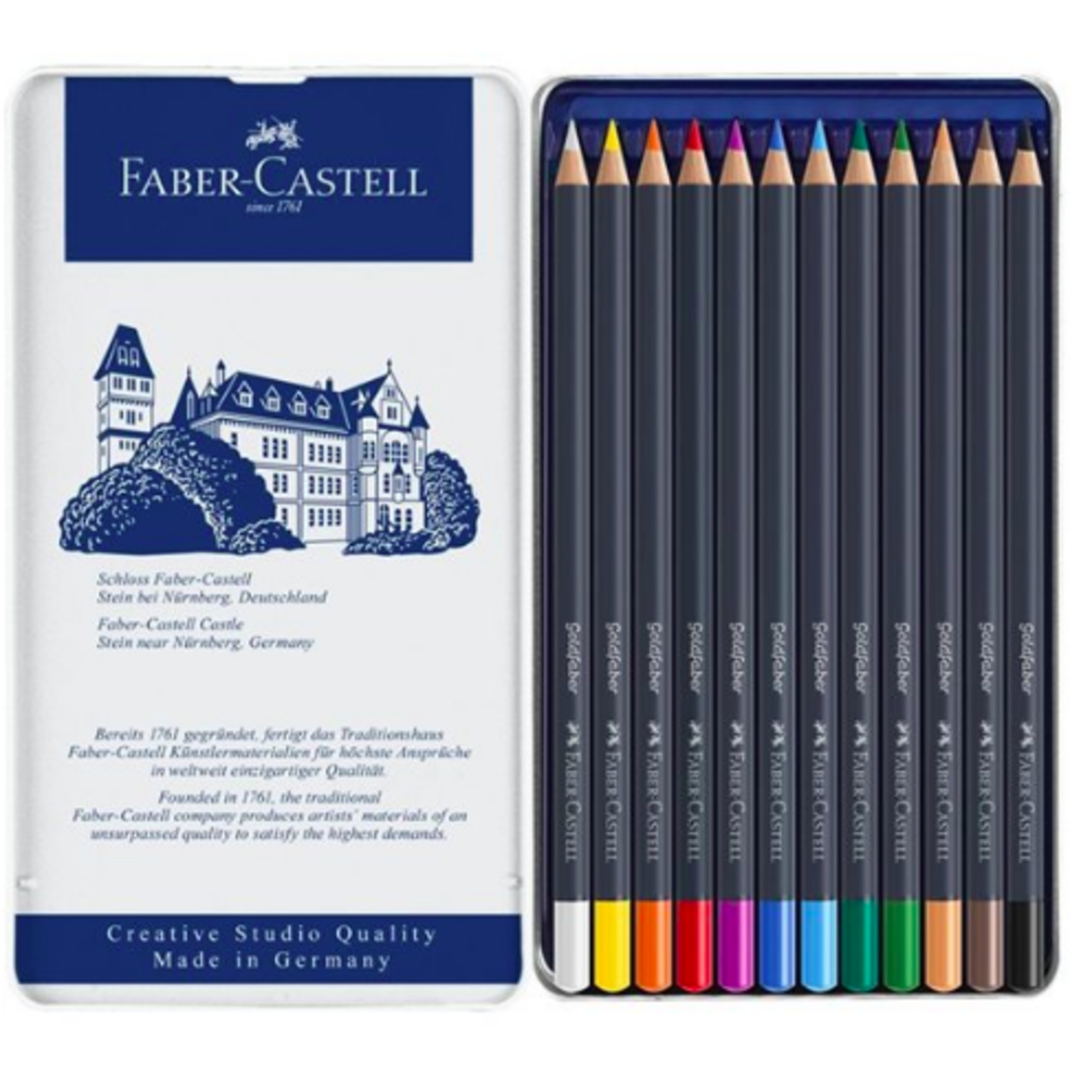 FABER CASTELL FABER CASTELL GOLDFABER AQUA PENCIL SET/12