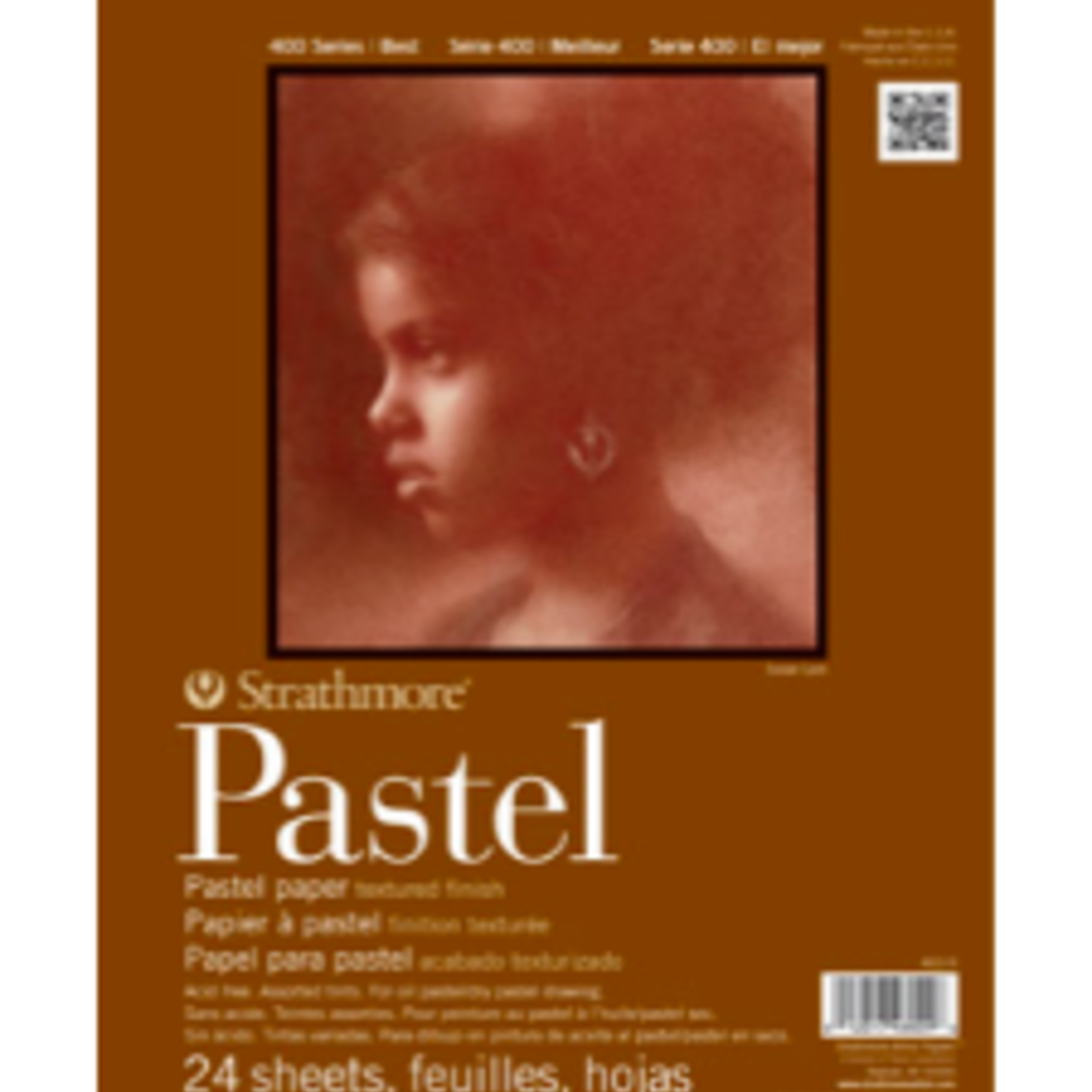 STRATHMORE 400 SERIES PASTEL PAD 11X14 ASSORTED COLOURS