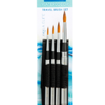 PRINCETON PRINCETON BRUSH AQUA ELITE TRAVEL ROUND SET/4