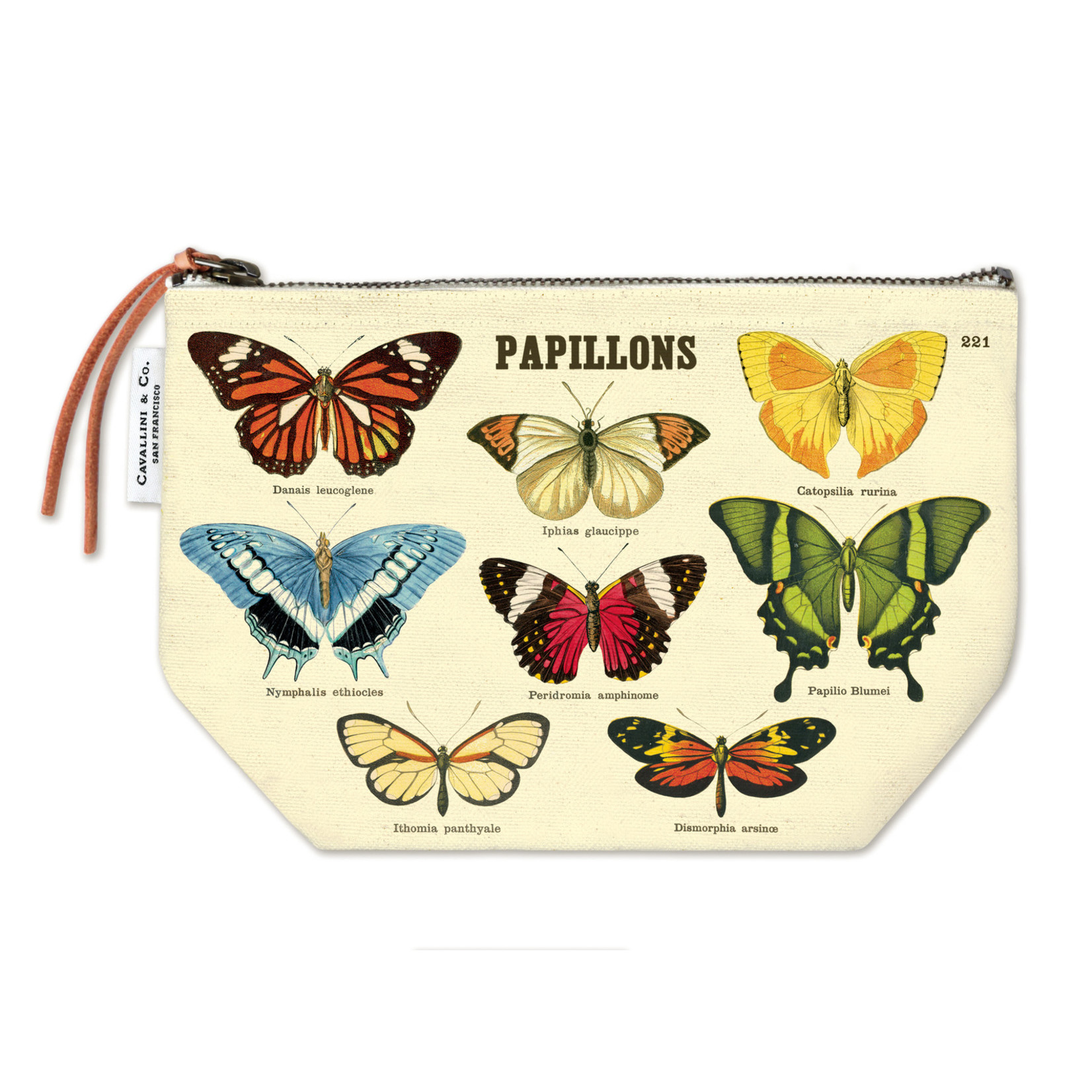 CAVALLINI & CO VINTAGE POUCH BUTTERFLIES