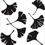 THE CRAFTERS WORKSHOP STENCIL 6X6 TCW192S MINI GINKGO LEAVES