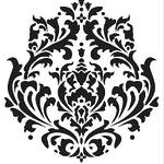 THE CRAFTERS WORKSHOP STENCIL 6X6 TCW195S MINI BROCADE