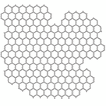 THE CRAFTERS WORKSHOP STENCIL 6X6 TCW239S MINI CHICKEN WIRE