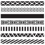 THE CRAFTERS WORKSHOP STENCIL 6X6 TCW317S MINI PATTERN STRIPS