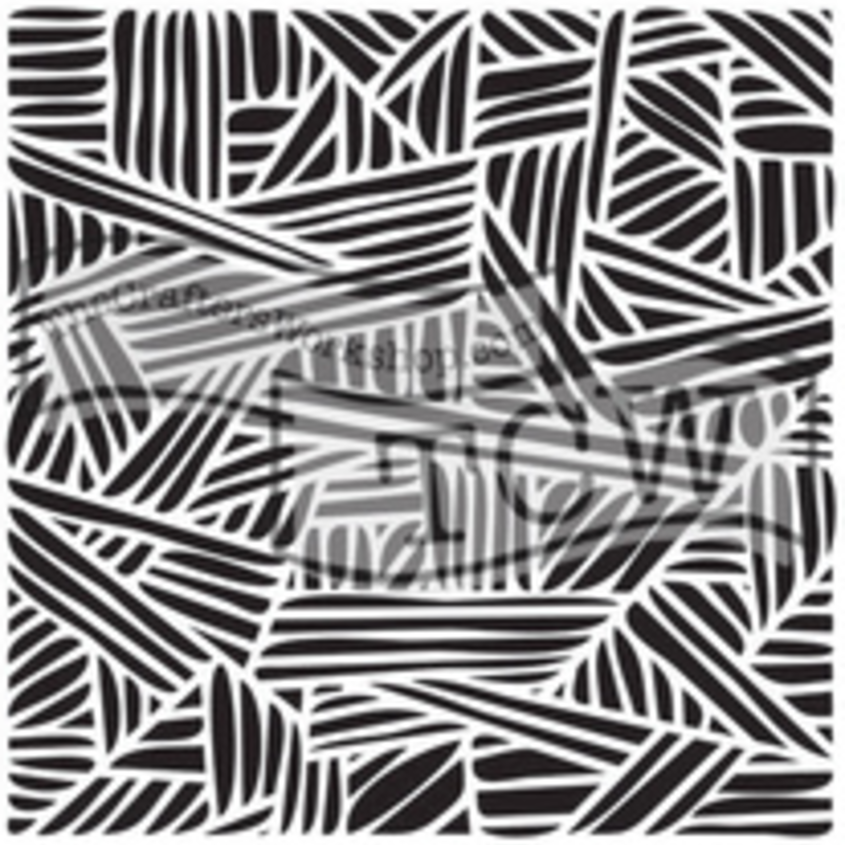 THE CRAFTERS WORKSHOP STENCIL 6X6 TCW600S MINI OVERLAPPING STRIPES