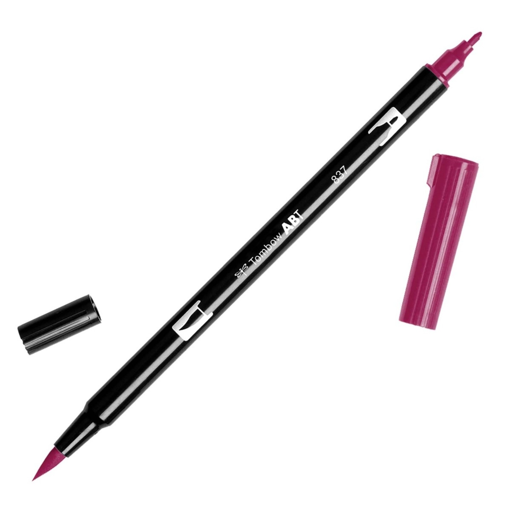 TOMBOW ABT DUAL BRUSH PEN 837 WINE RED