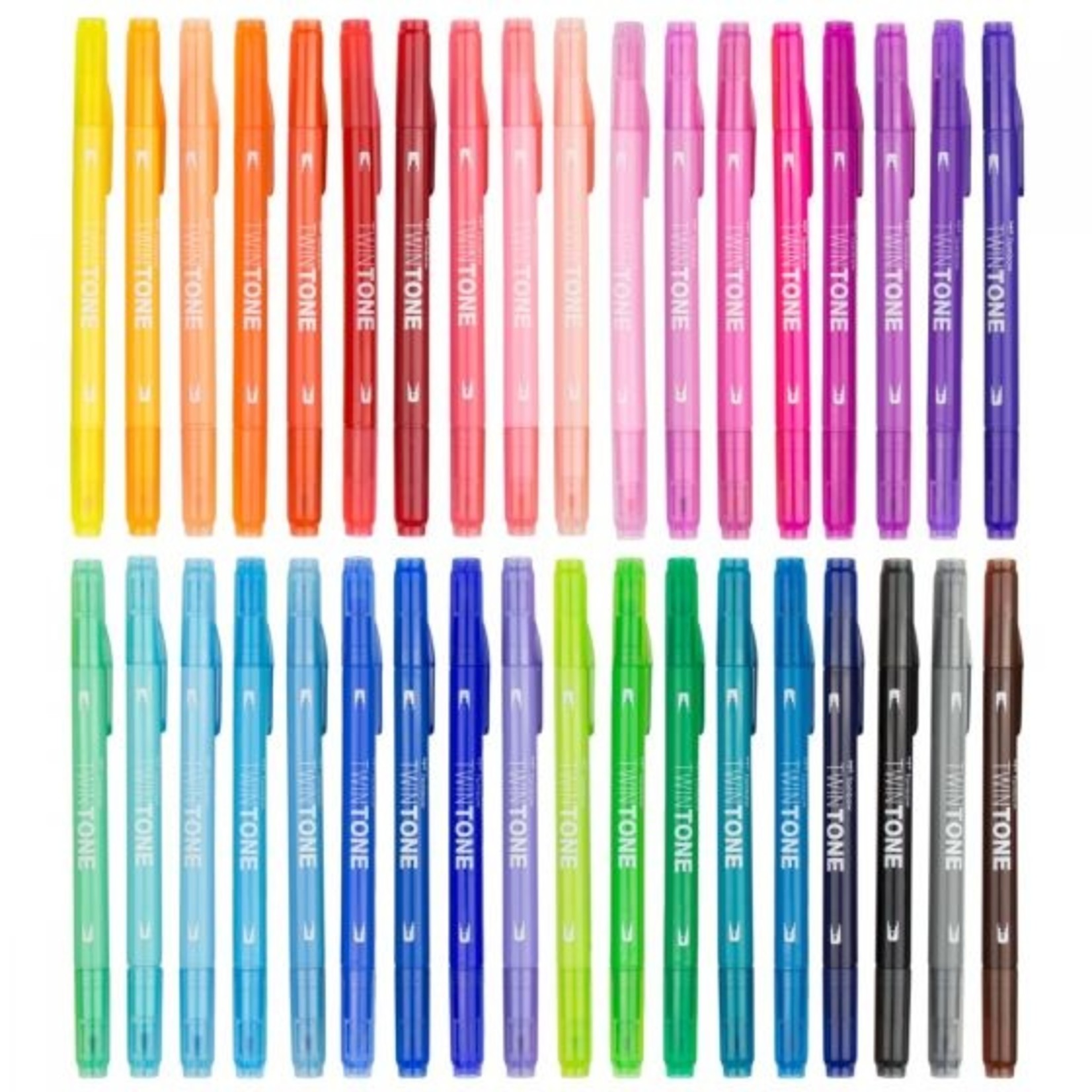 TOMBOW TWIN-TONE DUAL-TIP MARKER 74 AQUA