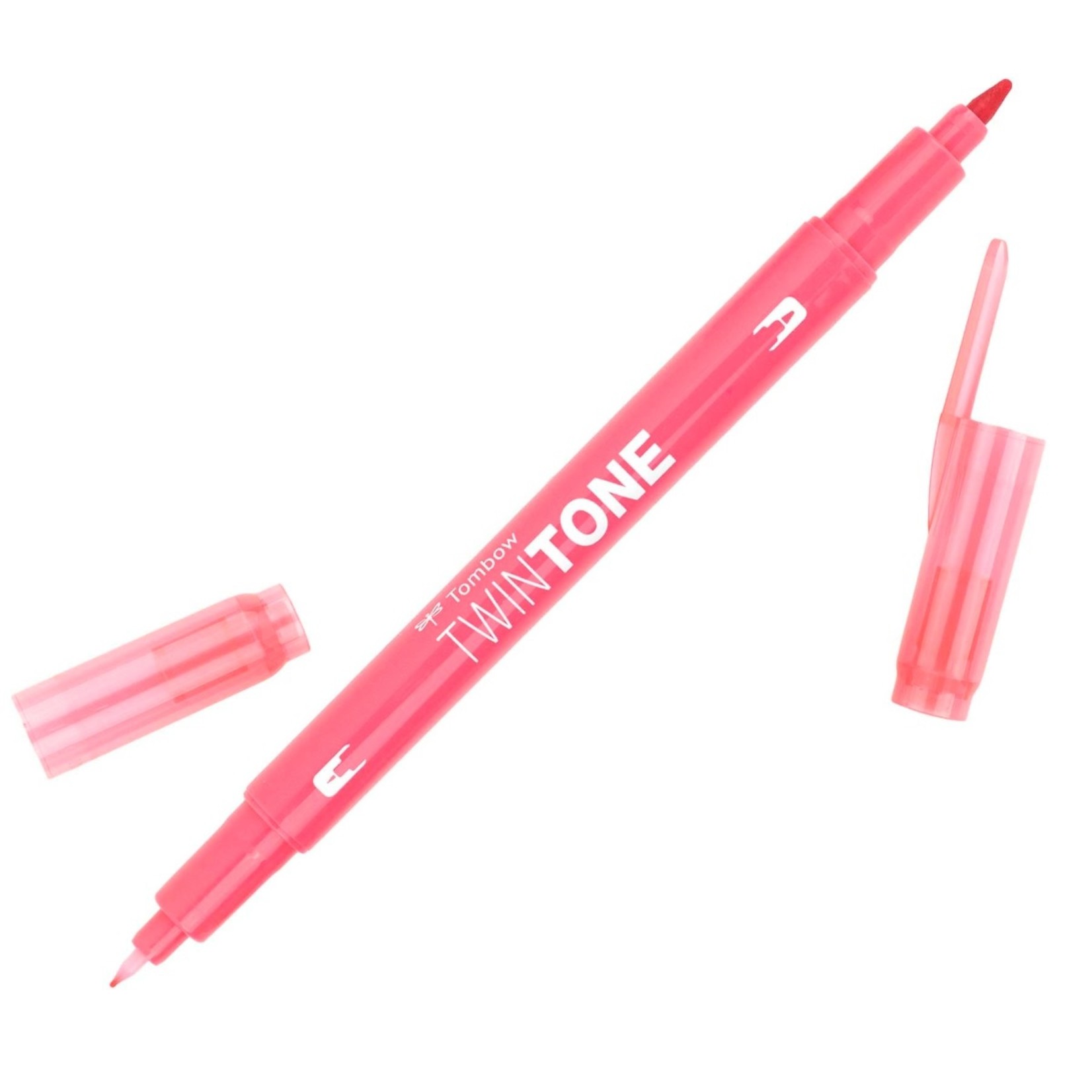 TOMBOW TWIN-TONE DUAL-TIP MARKER 77 CHERRY PINK