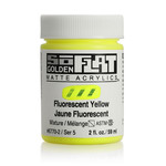 GOLDEN SO FLAT MATTE ACRYLIC 2OZ FLUORESCENT YELLOW