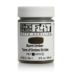 GOLDEN SO FLAT MATTE ACRYLIC 2OZ BURNT UMBER