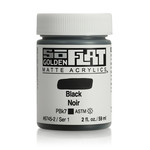 GOLDEN SO FLAT MATTE ACRYLIC 2OZ BLACK