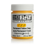 GOLDEN SO FLAT MATTE ACRYLIC 2OZ PERMANENT YELLOW DEEP