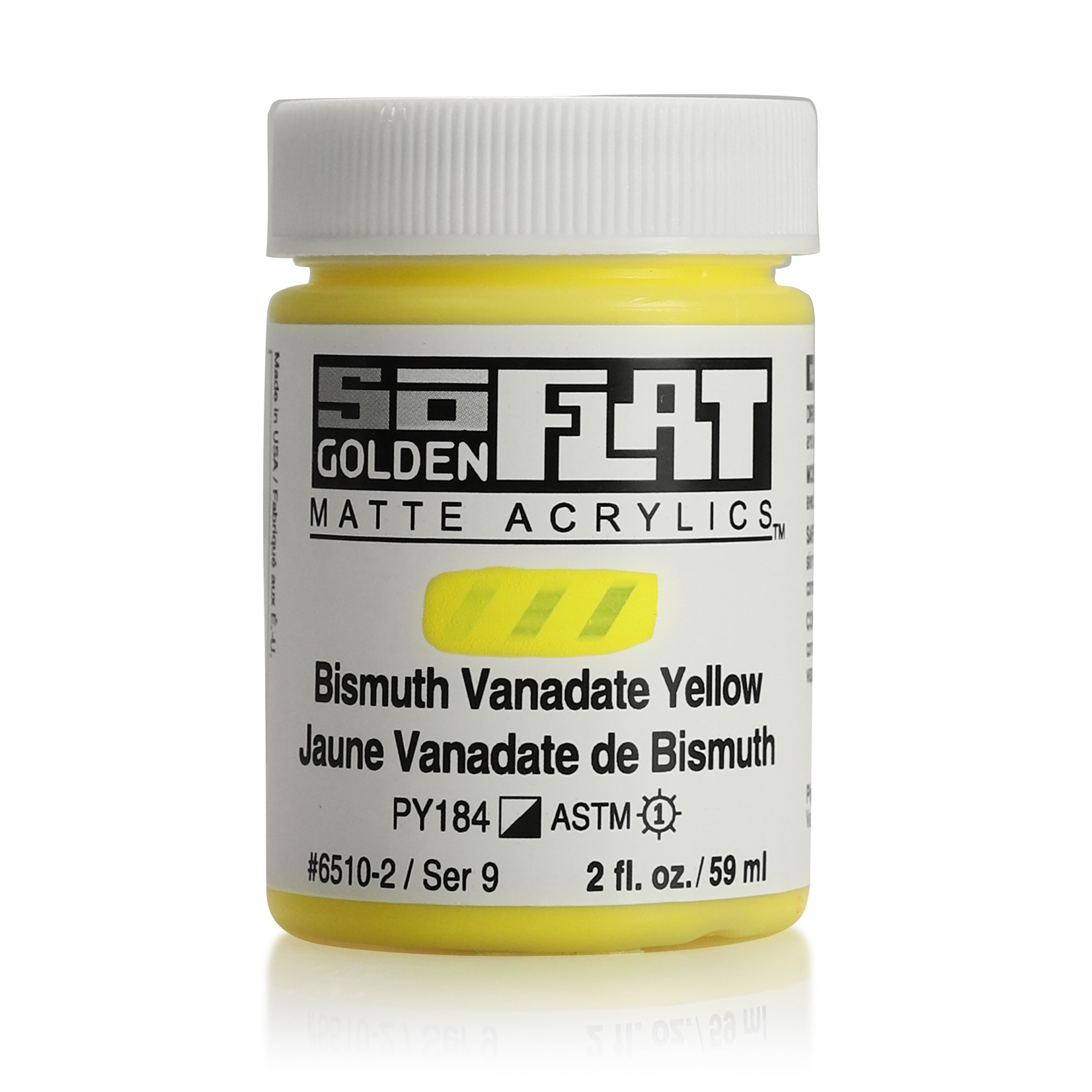 GOLDEN SO FLAT MATTE ACRYLIC 2OZ BISMUTH VANADATE YELLOW