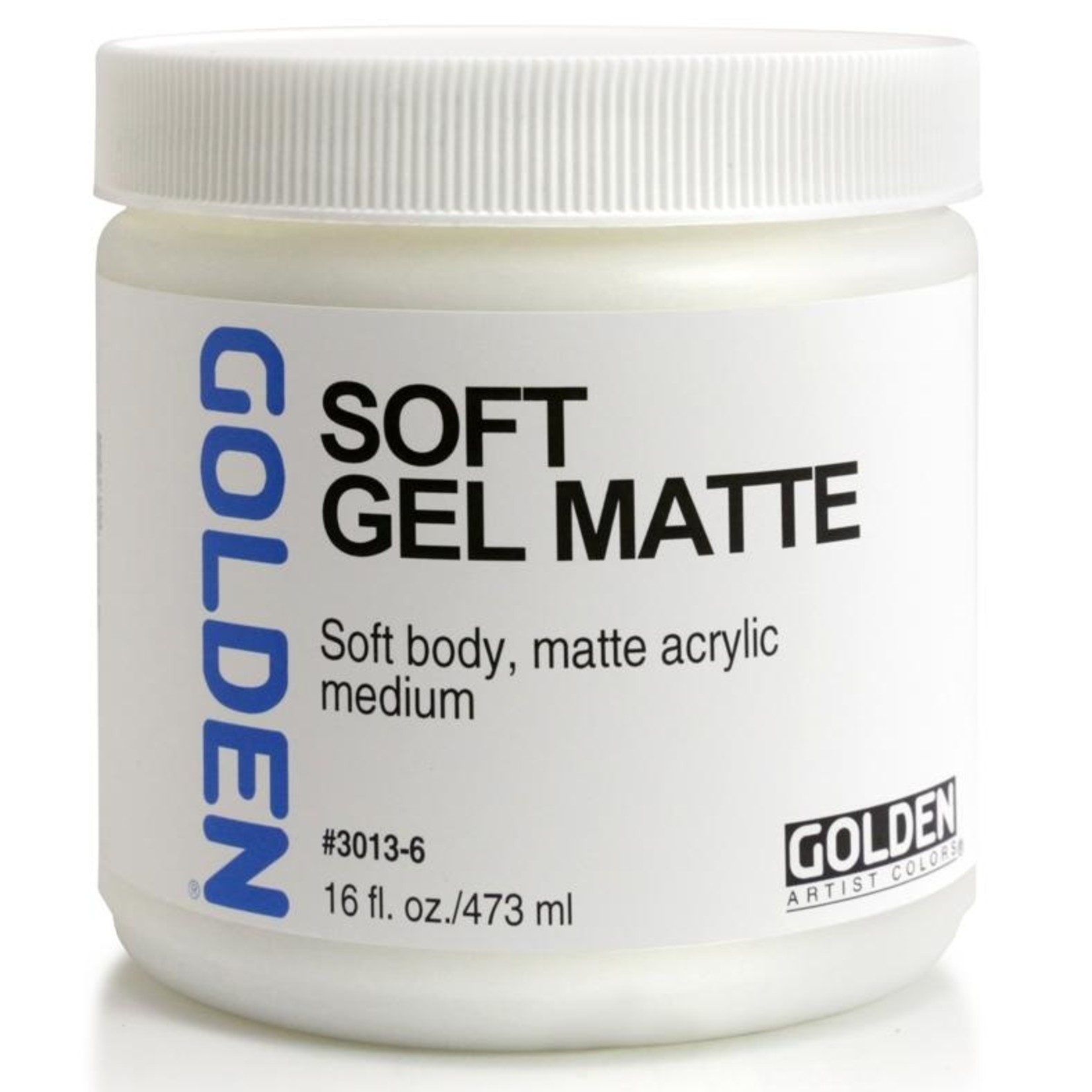 GOLDEN GOLDEN ACRYLIC MEDIUM SOFT GEL MATTE 16OZ