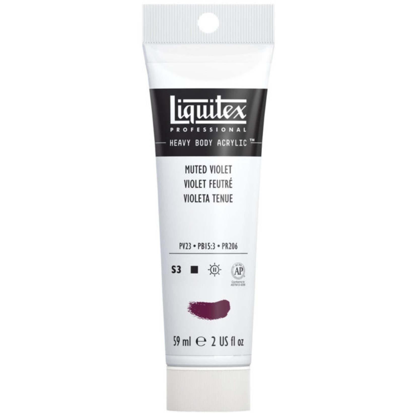 LIQUITEX HEAVY BODY ACRYLIC 59ML MUTED VIOLET