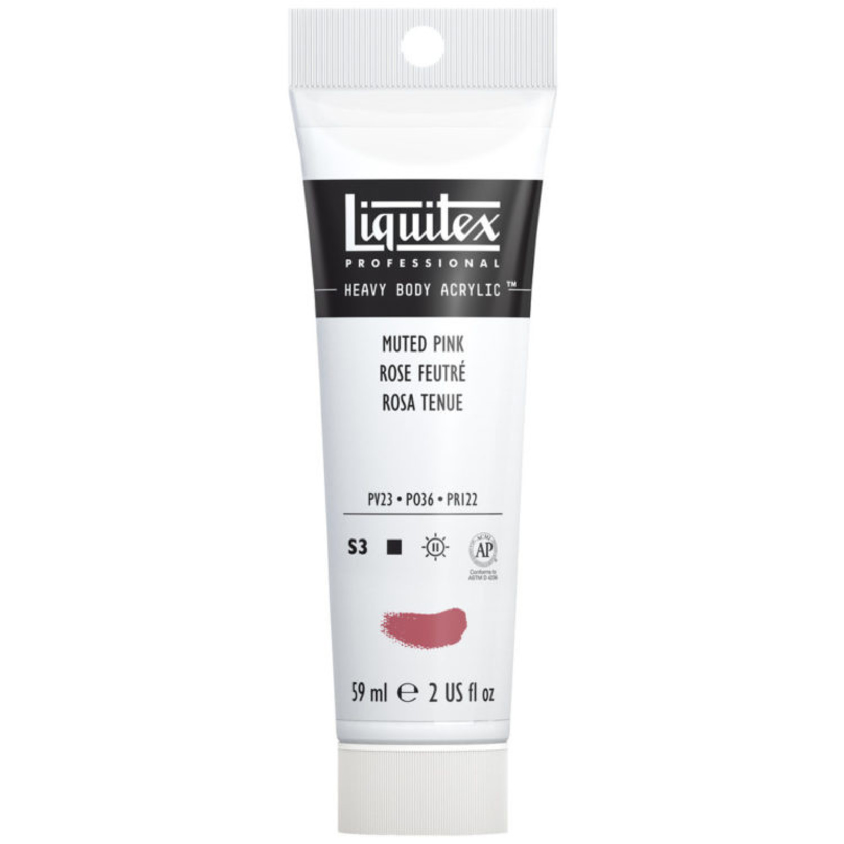LIQUITEX HEAVY BODY ACRYLIC 59ML MUTED PINK