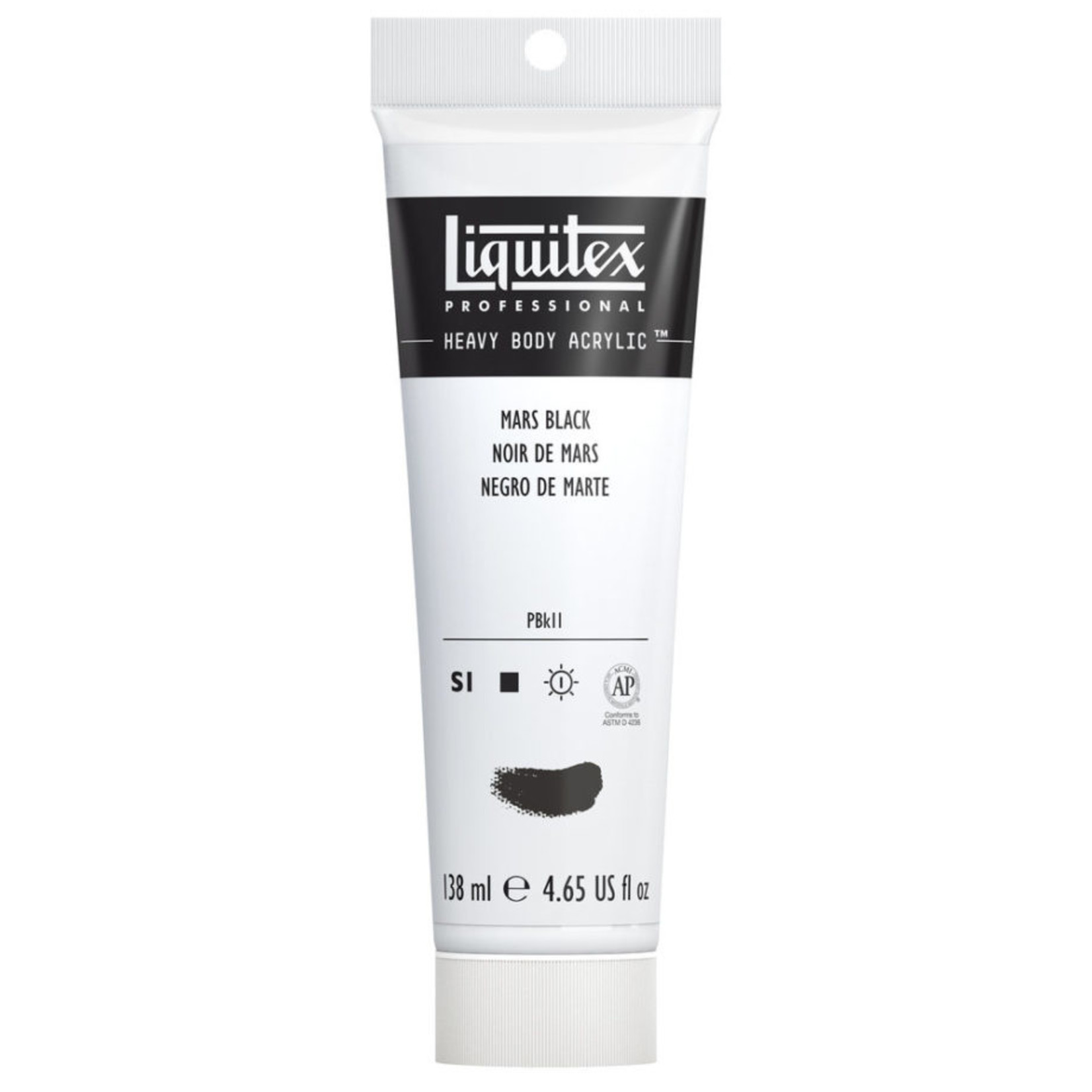 LIQUITEX HEAVY BODY ACRYLIC 138ML MARS BLACK