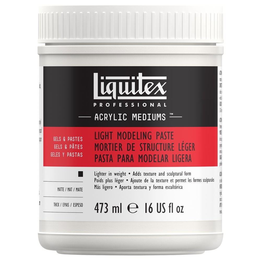 LIQUITEX LIGHT MODELING PASTE 16OZ - The Gilded Rabbit