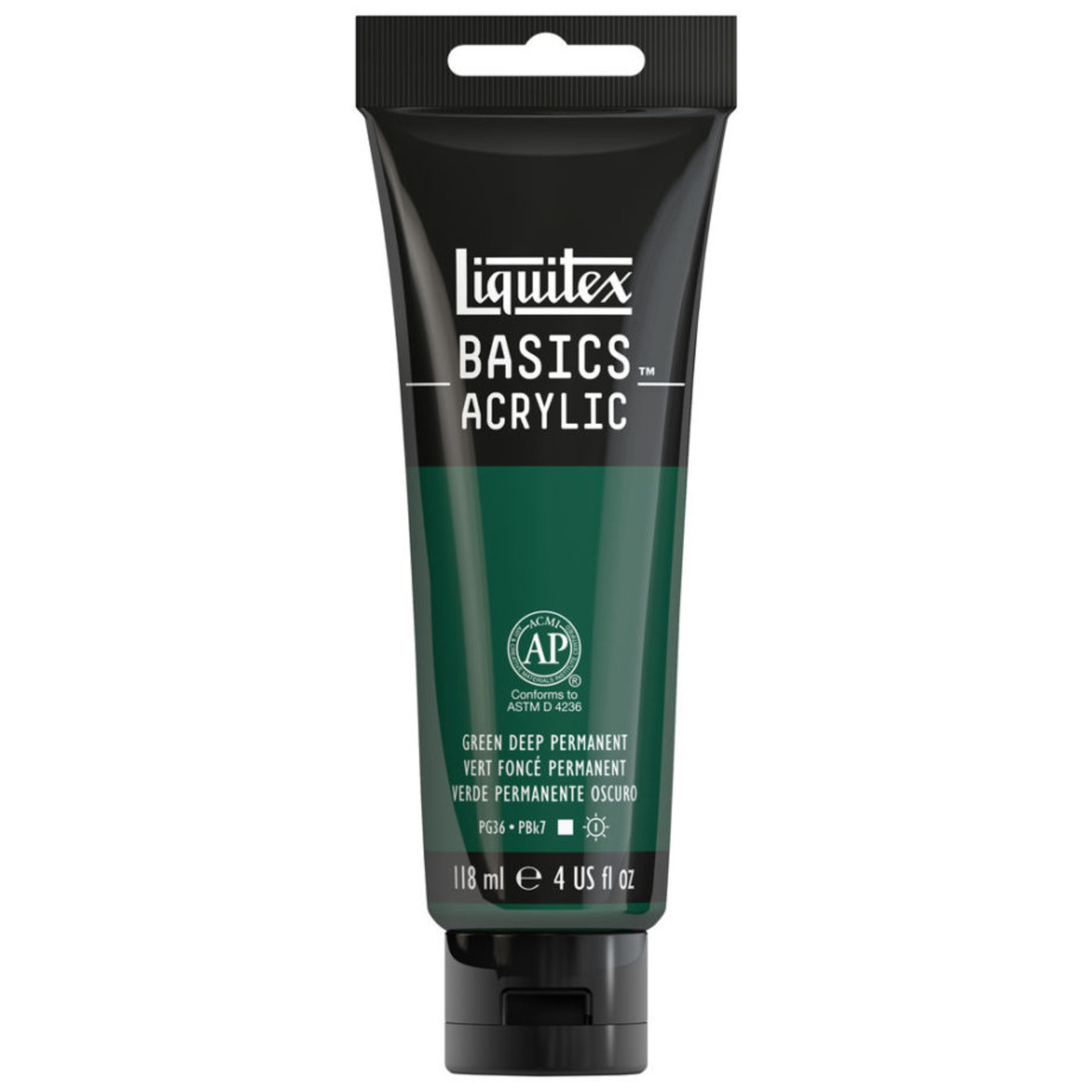 LIQUITEX LIQUITEX BASICS ACRYLIC 118ML PERMANENT GREEN DEEP