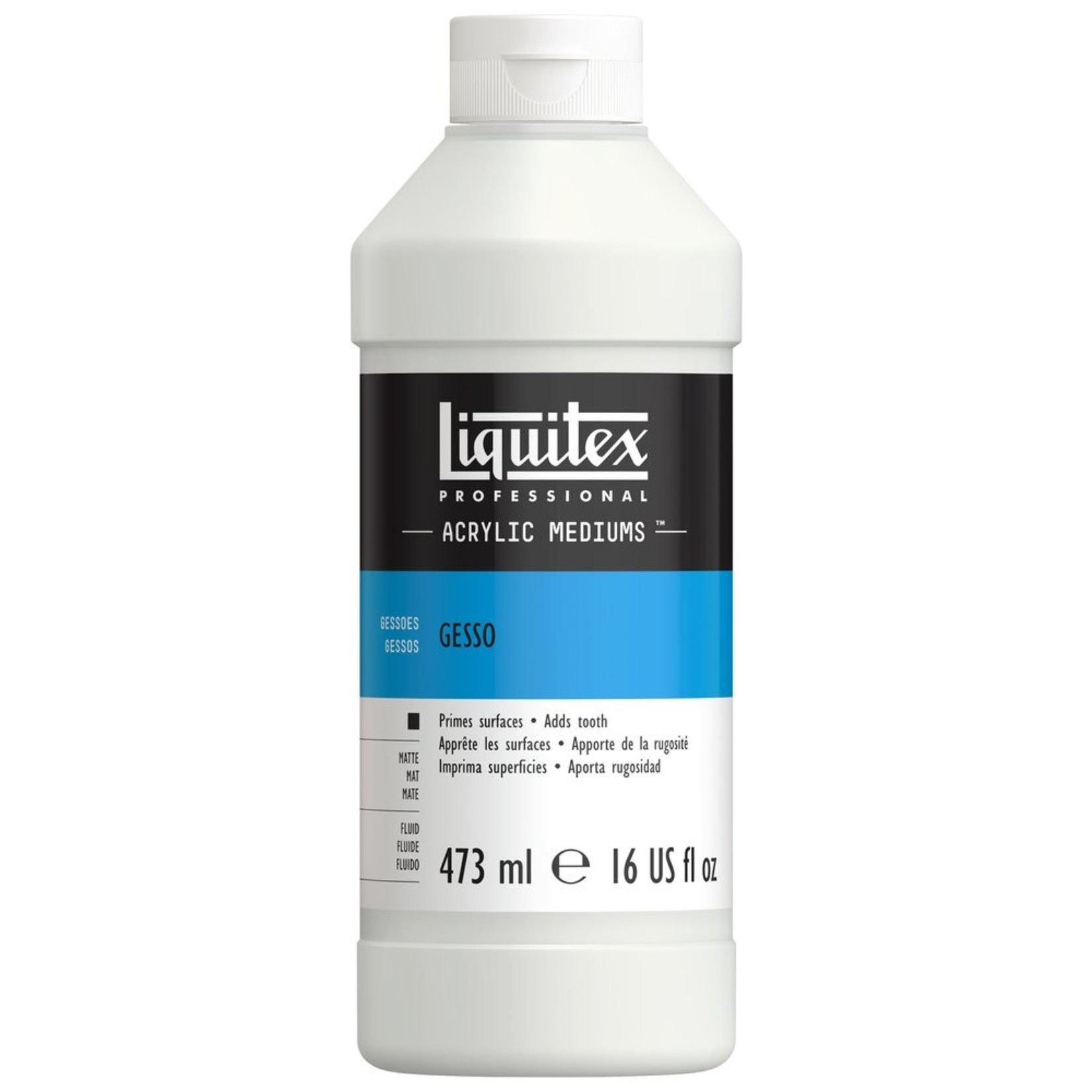 LIQUITEX LIQUITEX GESSO WHITE 16OZ