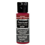 DECO ART AMERICANA ACRYLIC SATIN 2OZ RED BARN