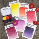 STONEGROUND WATERCOLOUR PALETTE SMALL WARM BOTANICAL