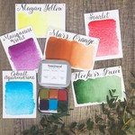 STONEGROUND WATERCOLOUR PALETTE SMALL SPRING DISC