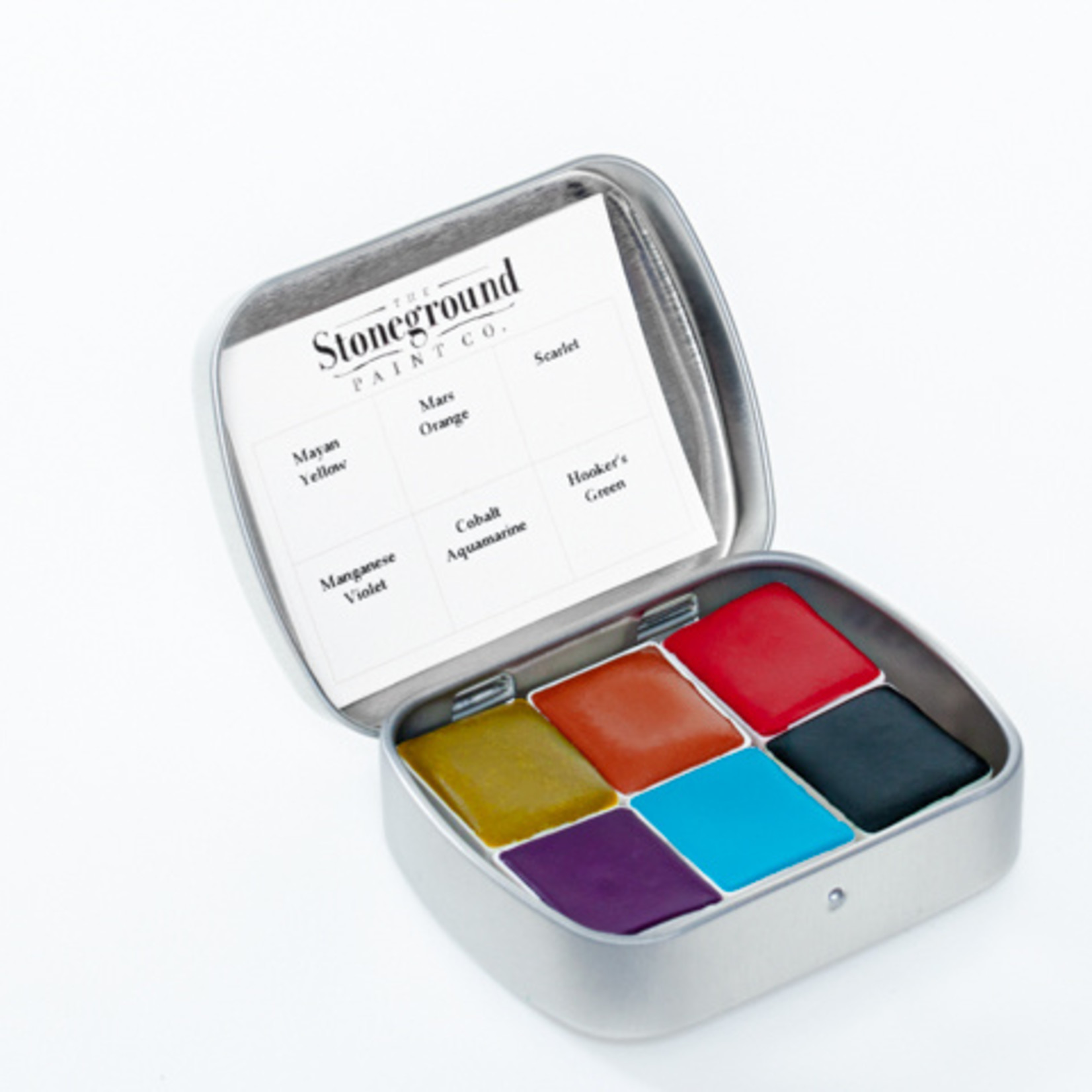 STONEGROUND WATERCOLOUR PALETTE SMALL SPRING DISC