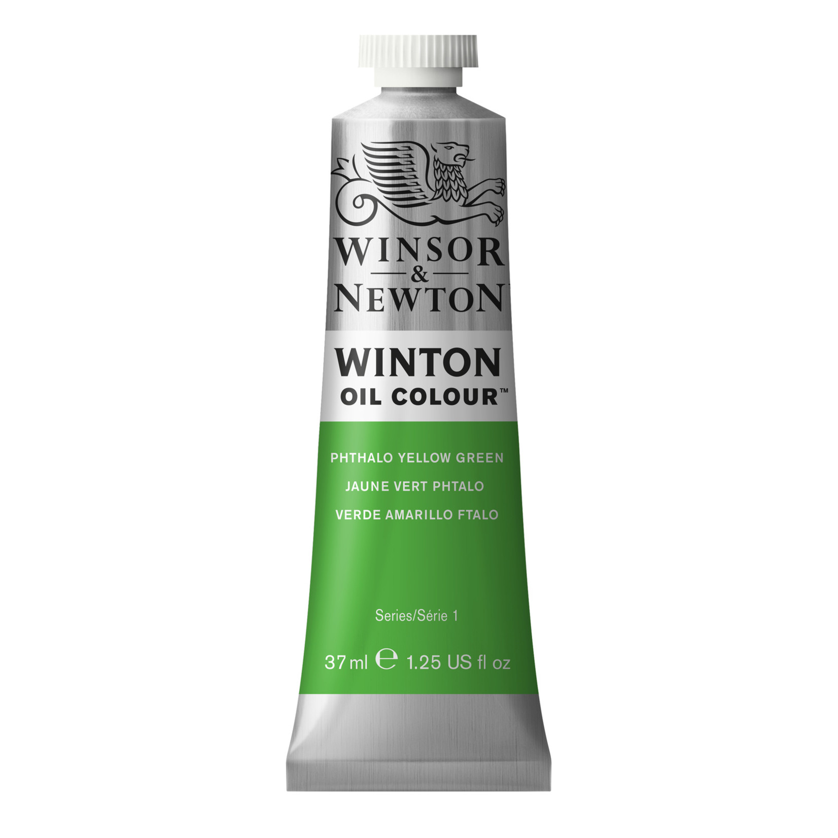 WINSOR & NEWTON WINTON OIL 37ML PHTHALO YELLOW GREEN