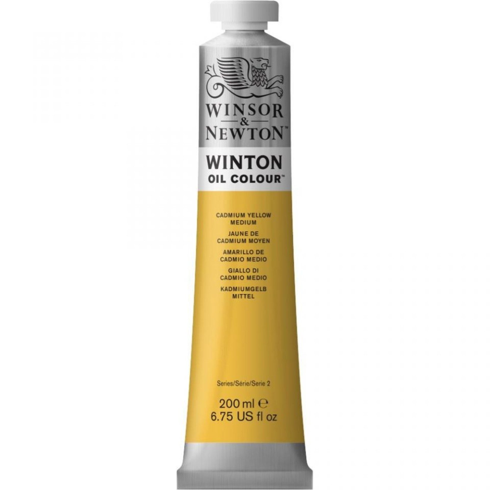 WINSOR & NEWTON WINTON OIL 200ML CADMIUM YELLOW MEDIUM
