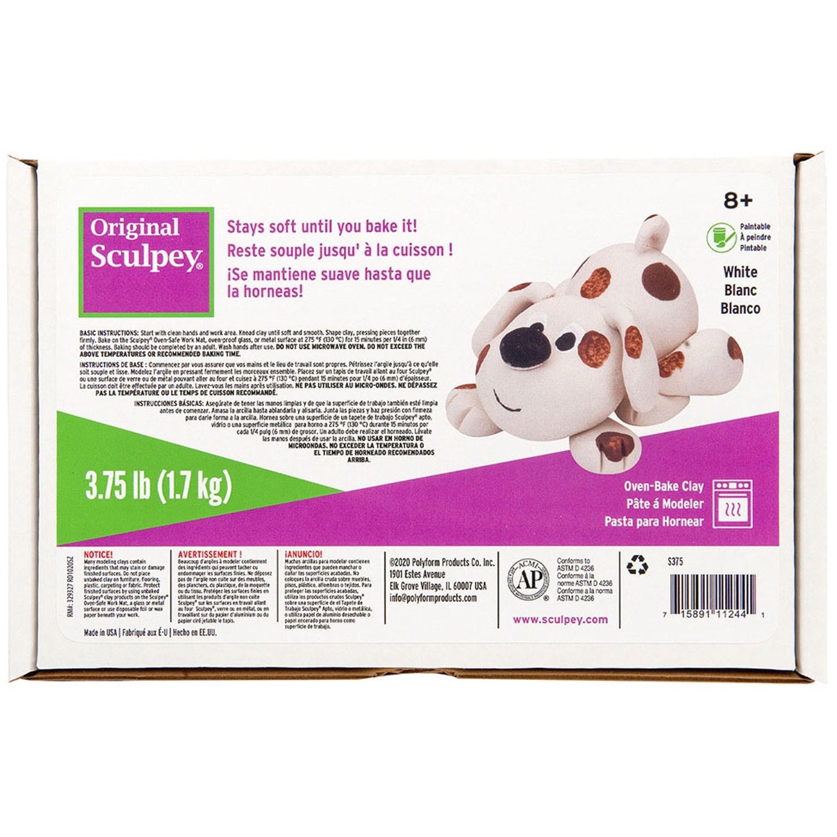 SCULPEY ORIGINAL 3.75LB WHITE