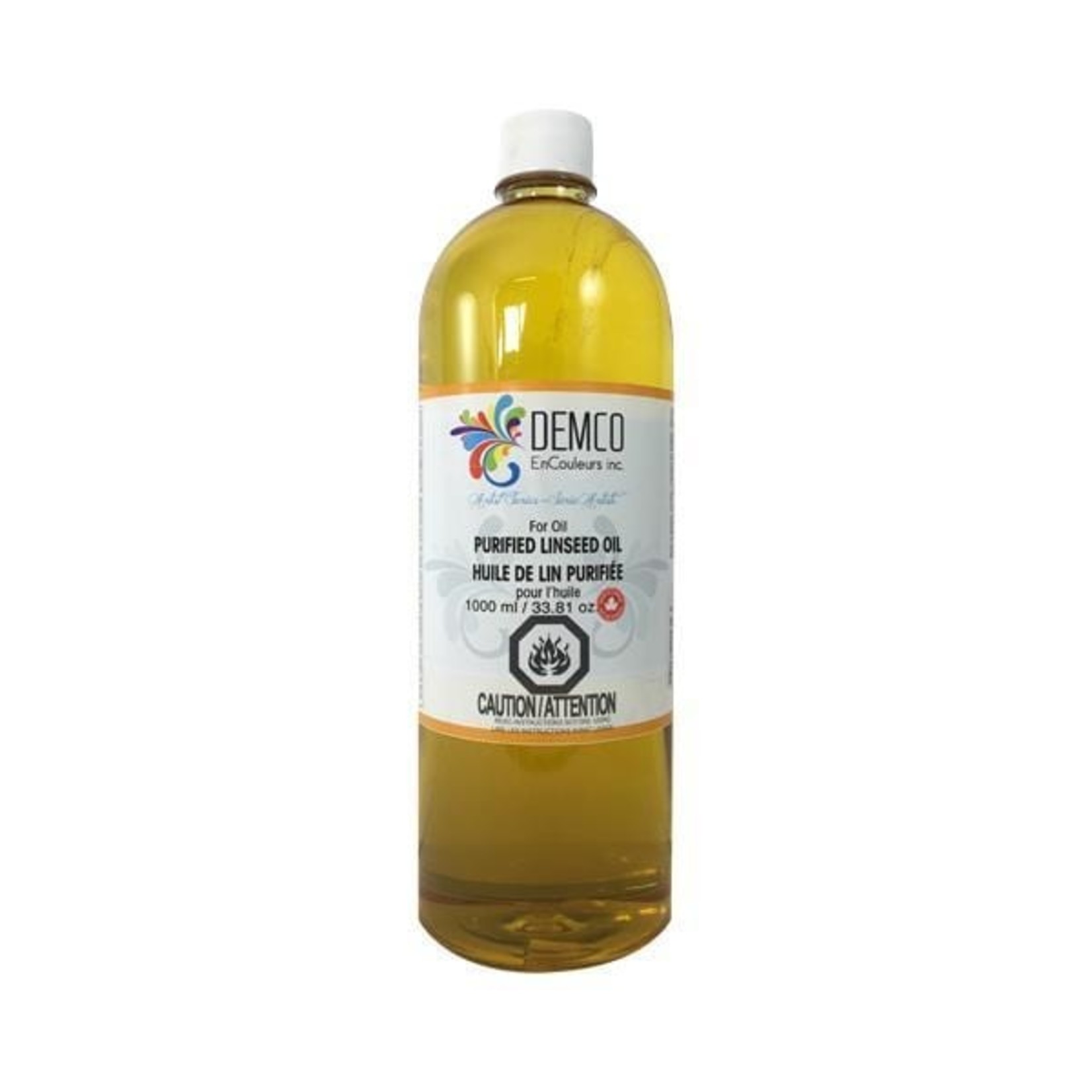 DEMCO PURIFIED LINSEED OIL 1L/33.81OZ