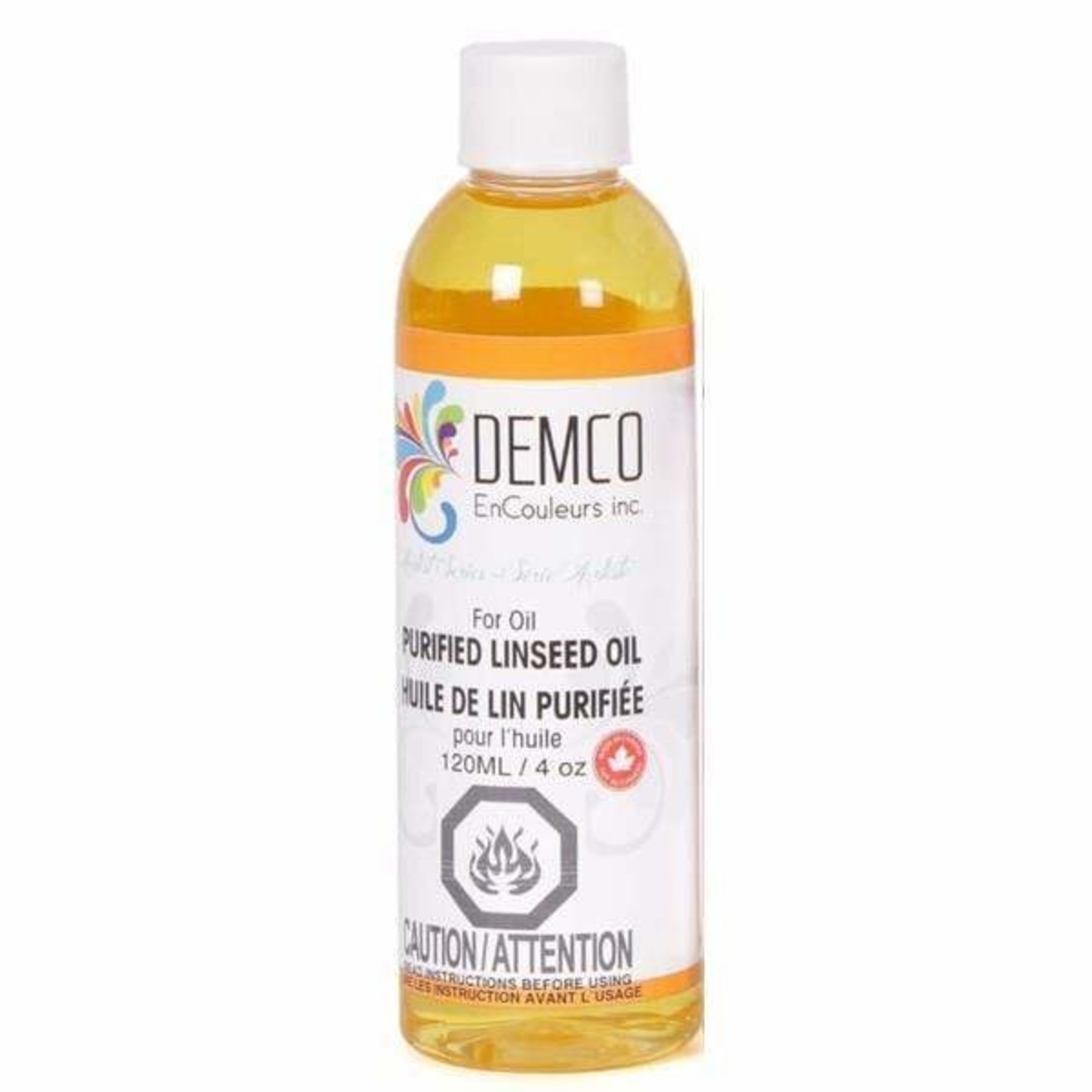 DEMCO PURIFIED LINSEED OIL 120ML/4OZ