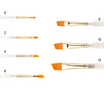 DEMCO ART PRO BRUSH SERIES 2005 SYNTHETIC ANGLE 0