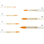 DEMCO ART PRO BRUSH SERIES 2003 SYNTHETIC ROUND 6