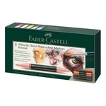 FABER CASTELL ALBRECHT DURER WATERCOLOUR MARKER SET/5 PORTRAIT