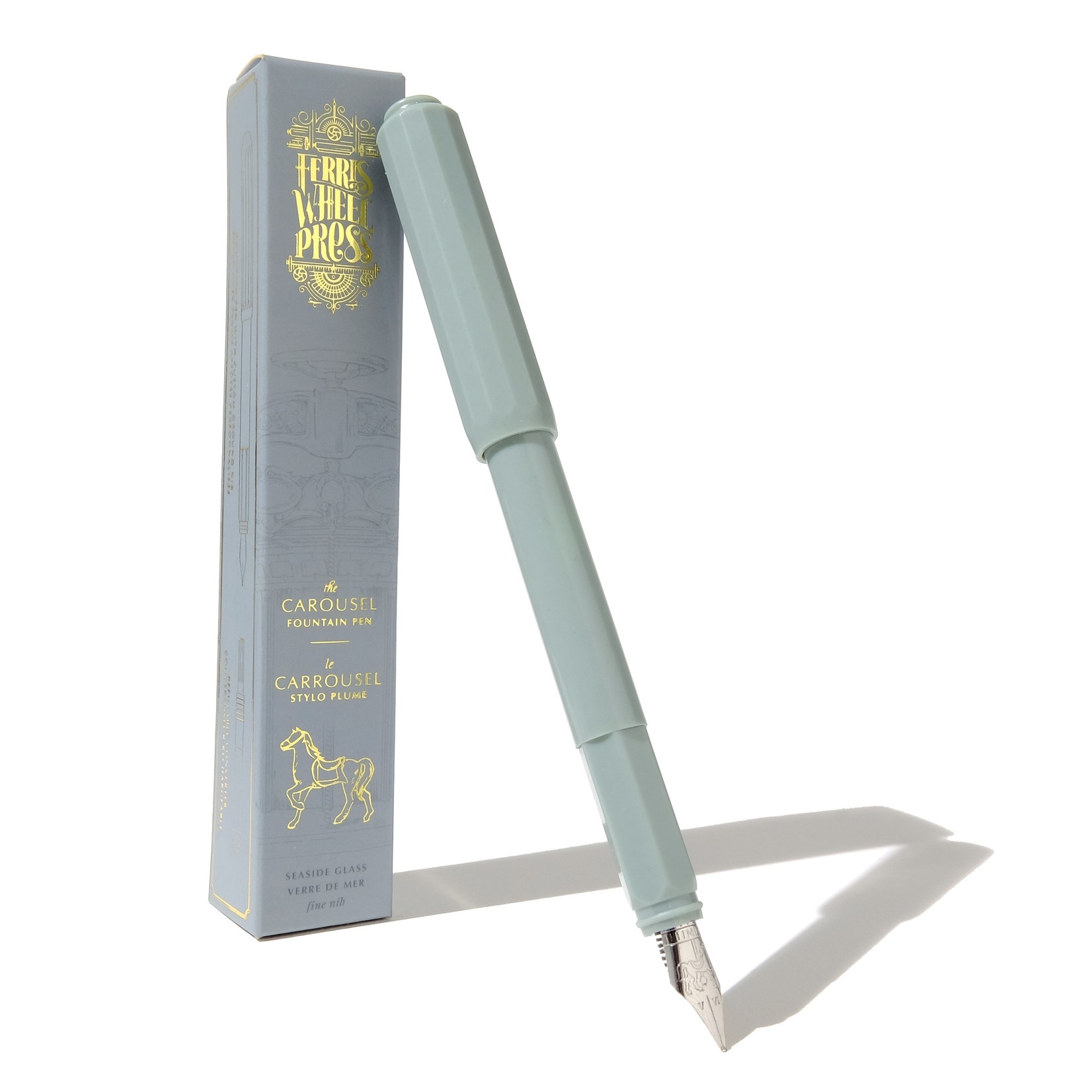 FERRIS WHEEL PRESS CAROUSEL FOUNTAIN PEN SEASIDE GLASS
