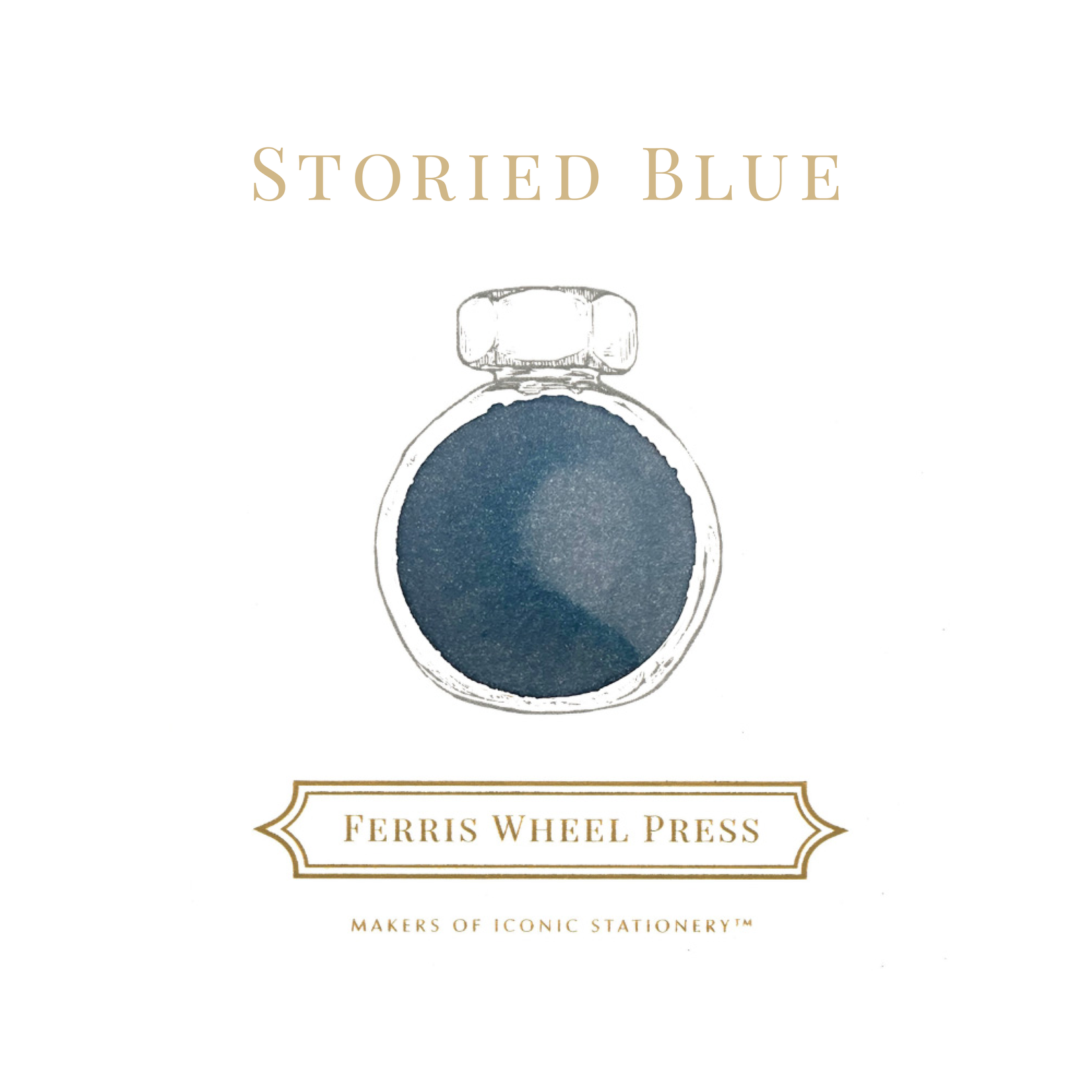 FERRIS WHEEL PRESS INK 38ML STORIED BLUE
