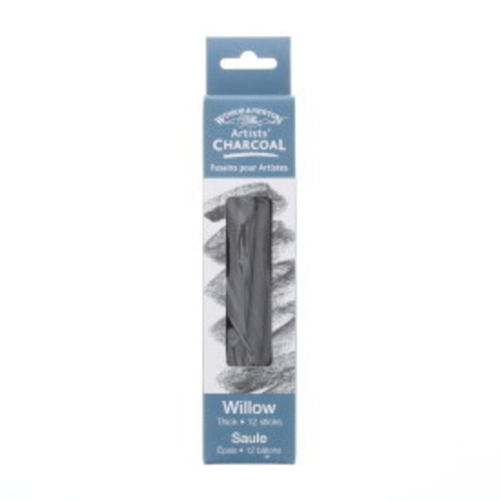 WINSOR & NEWTON CHARCOAL THICK WILLOW 12/PK