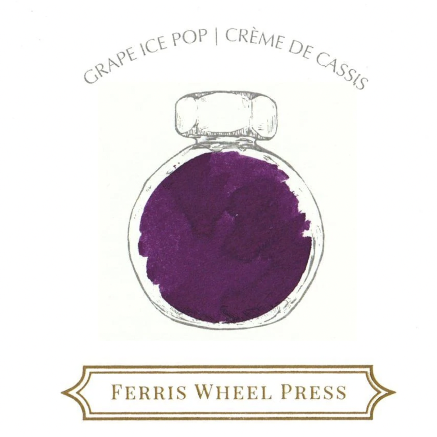 FERRIS WHEEL PRESS INK 38ML GRAPE ICE POP