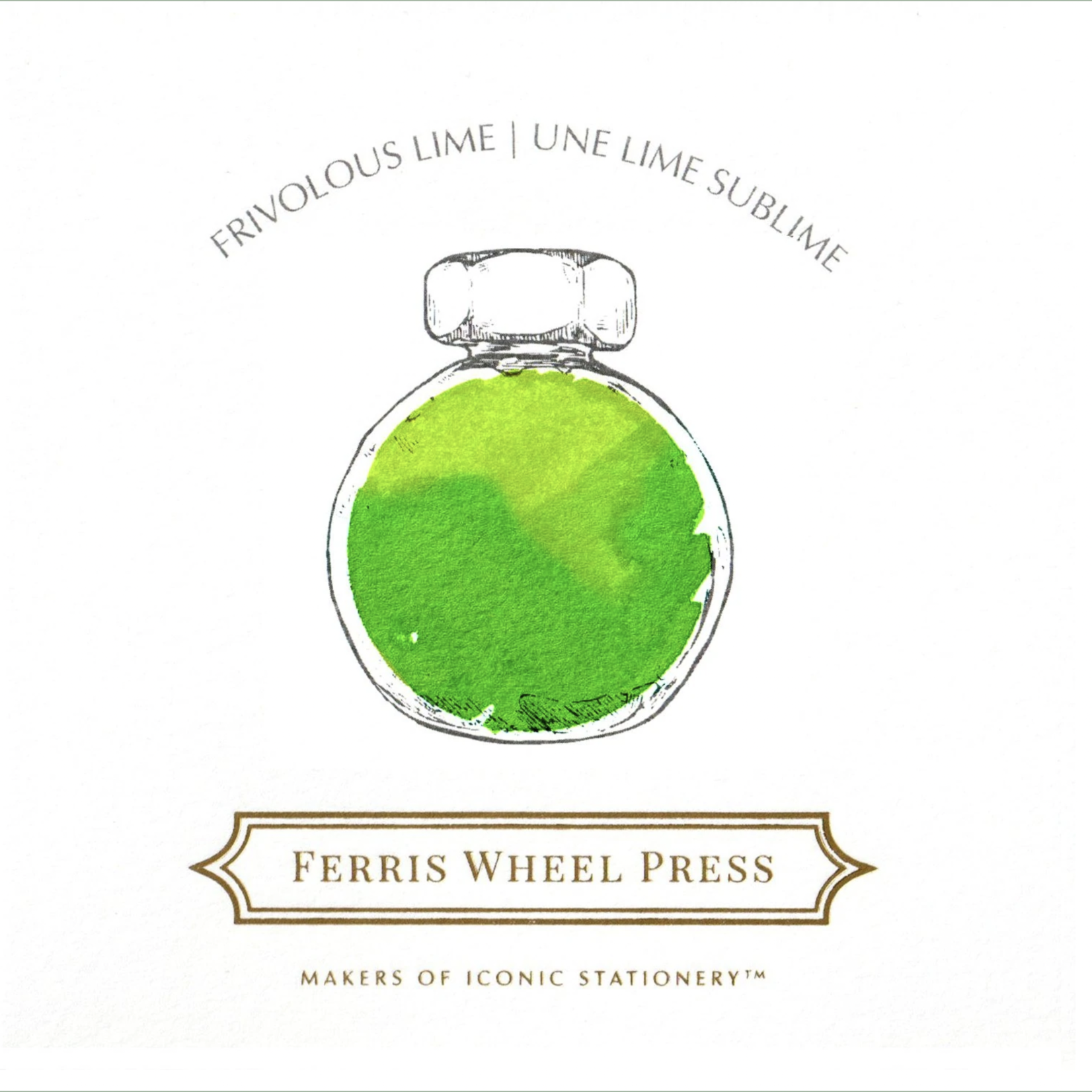 FERRIS WHEEL PRESS INK 38ML FRIVOLOUS LIME