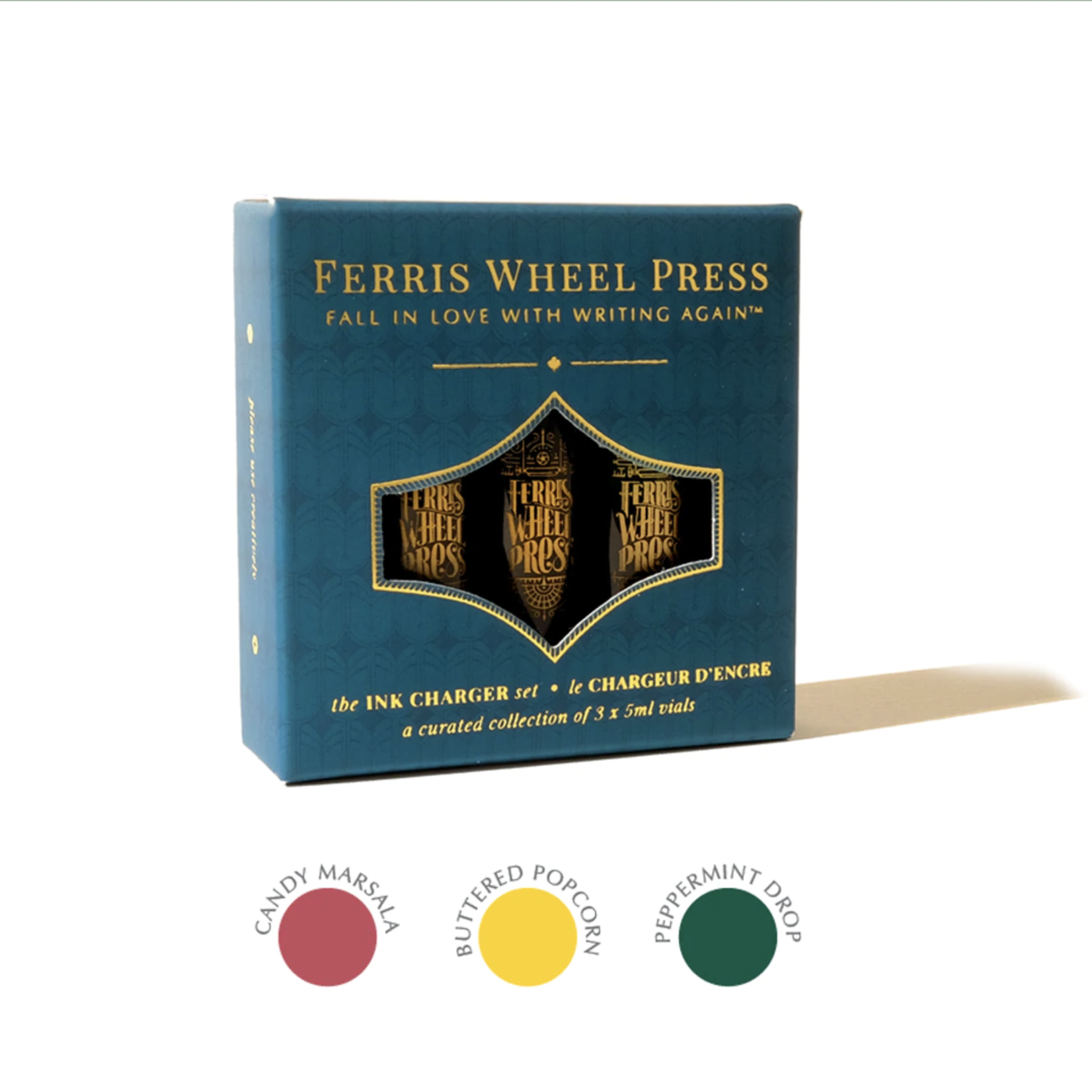 FERRIS WHEEL PRESS INK CHARGER SET CANDY STAND COLLECTION