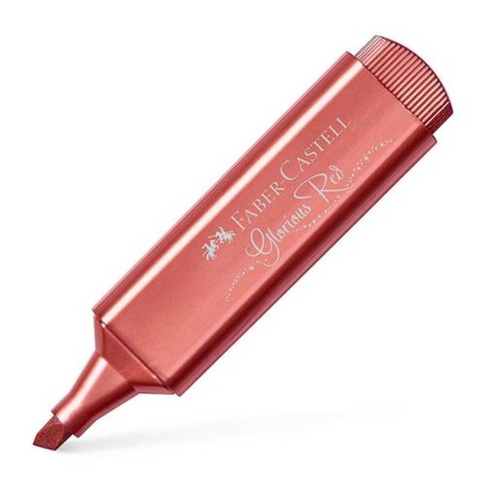 FABER CASTELL METALLIC HIGHLIGHTER GLORIOUS RED
