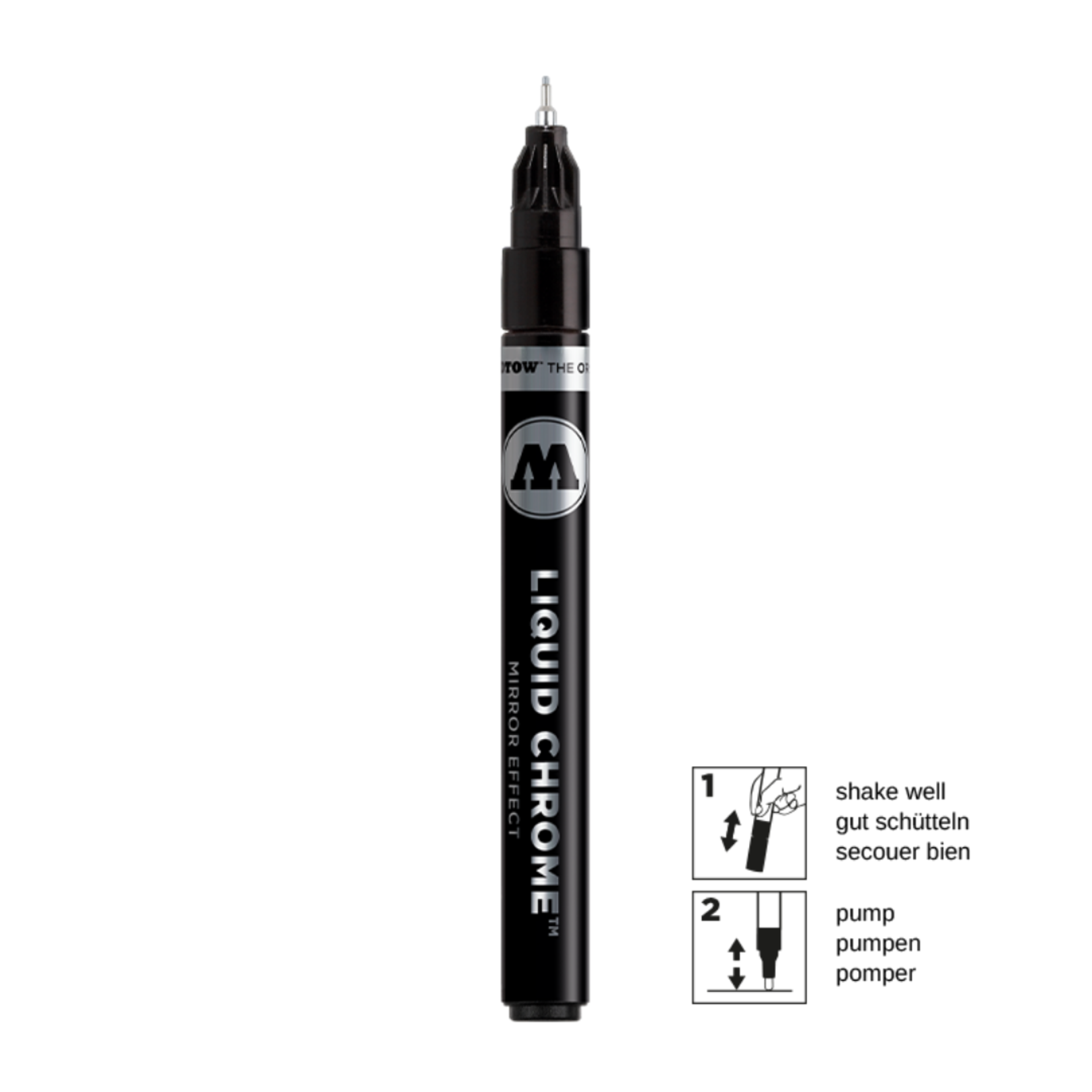 MOLOTOW LIQUID CHROME PUMP MARKER 1MM